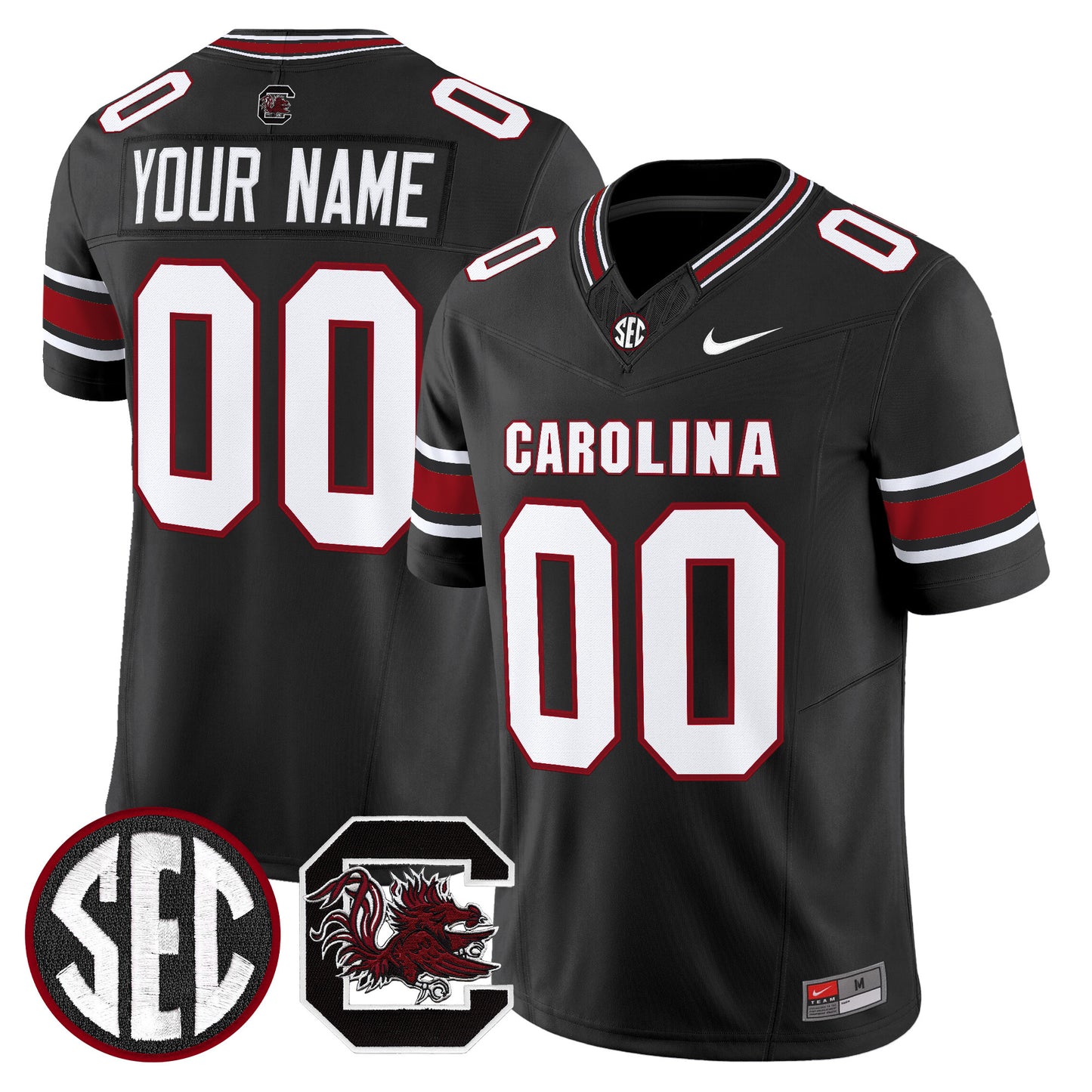 South Carolina Gamecocks 2026 Vapor Limited Custom Jersey V2 - All Stitched