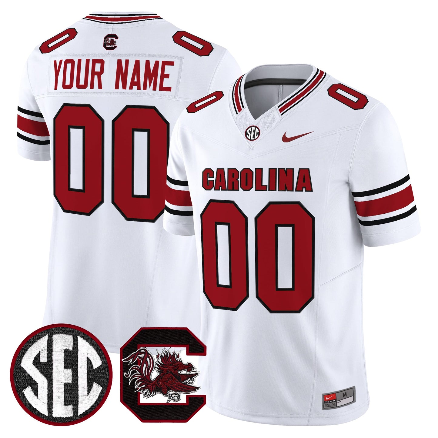 South Carolina Gamecocks 2026 Vapor Limited Custom Jersey V2 - All Stitched