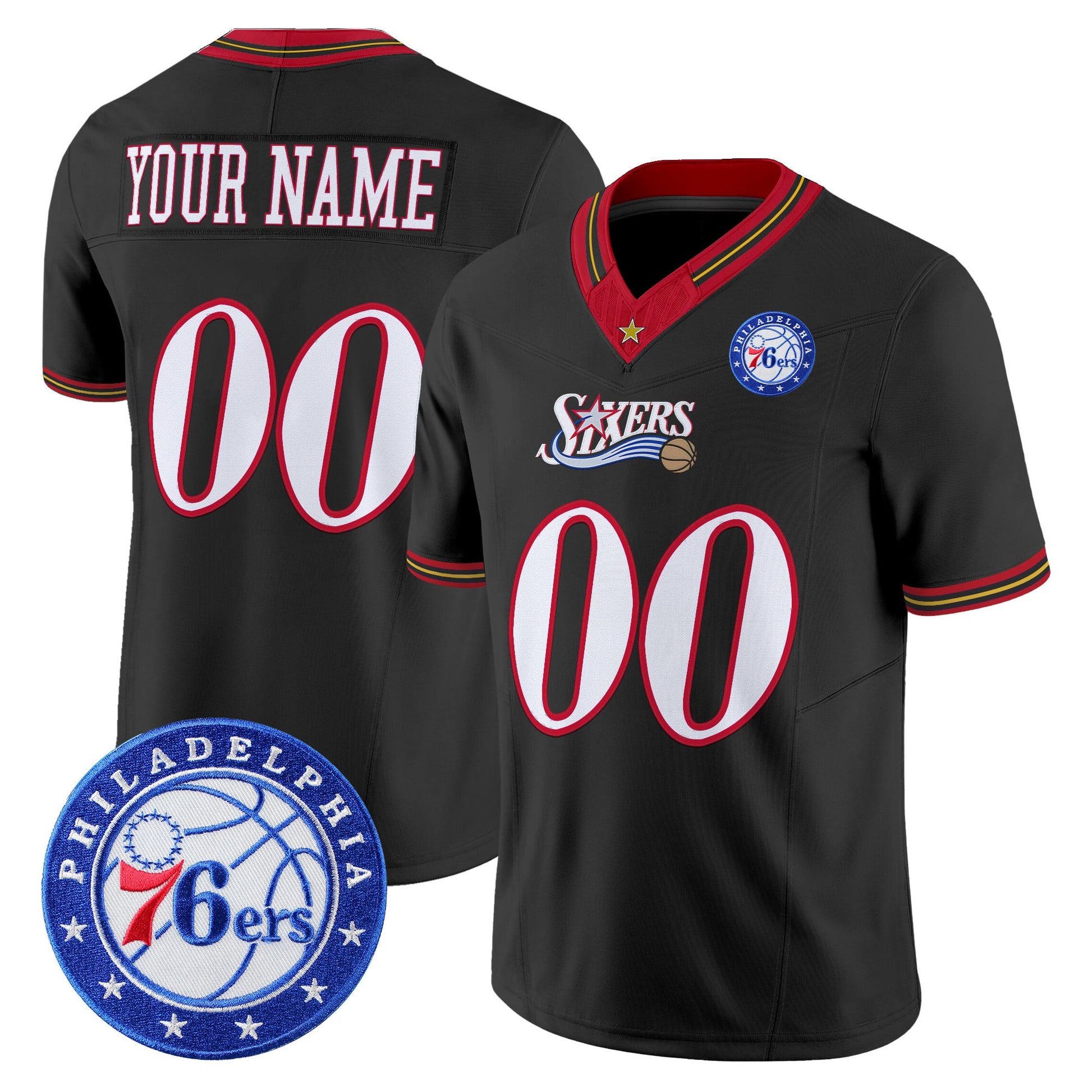 Philadelphia 76ers Vapor Limited Custom Jersey - Stitched