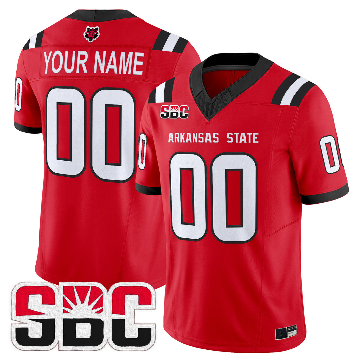 Arkansas State Red Wolves 2026 Vapor Limited Custom Jersey - Stitched