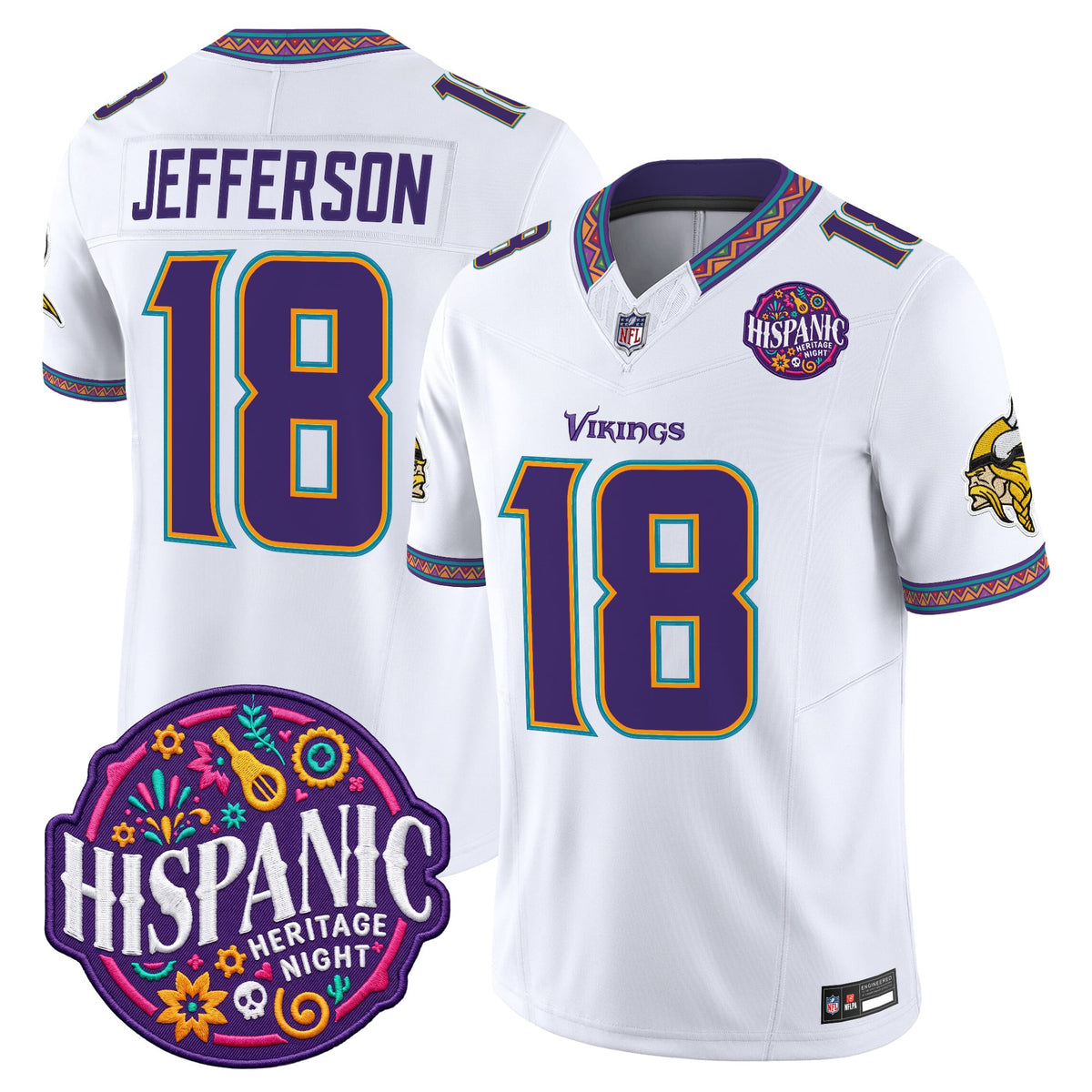 Minnesota Vikings 2026 Latino Heritage Month Vapor Limited Jersey - Stitched