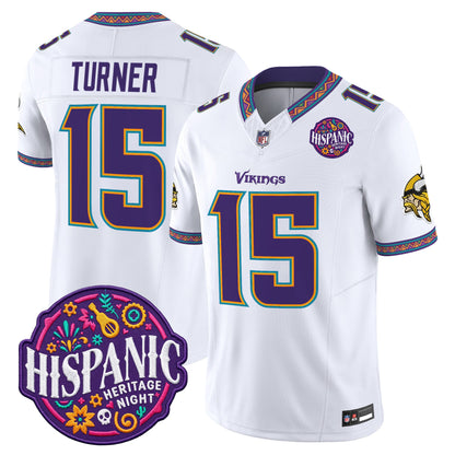 Minnesota Vikings 2026 Latino Heritage Month Vapor Limited Jersey - Stitched