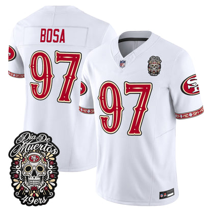  San Francisco 49ers Día de los Muertos Vapor Limited Jersey - Stitched