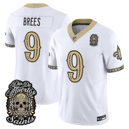  New Orleans Saints Día de los Muertos Vapor Limited Jersey - Stitched