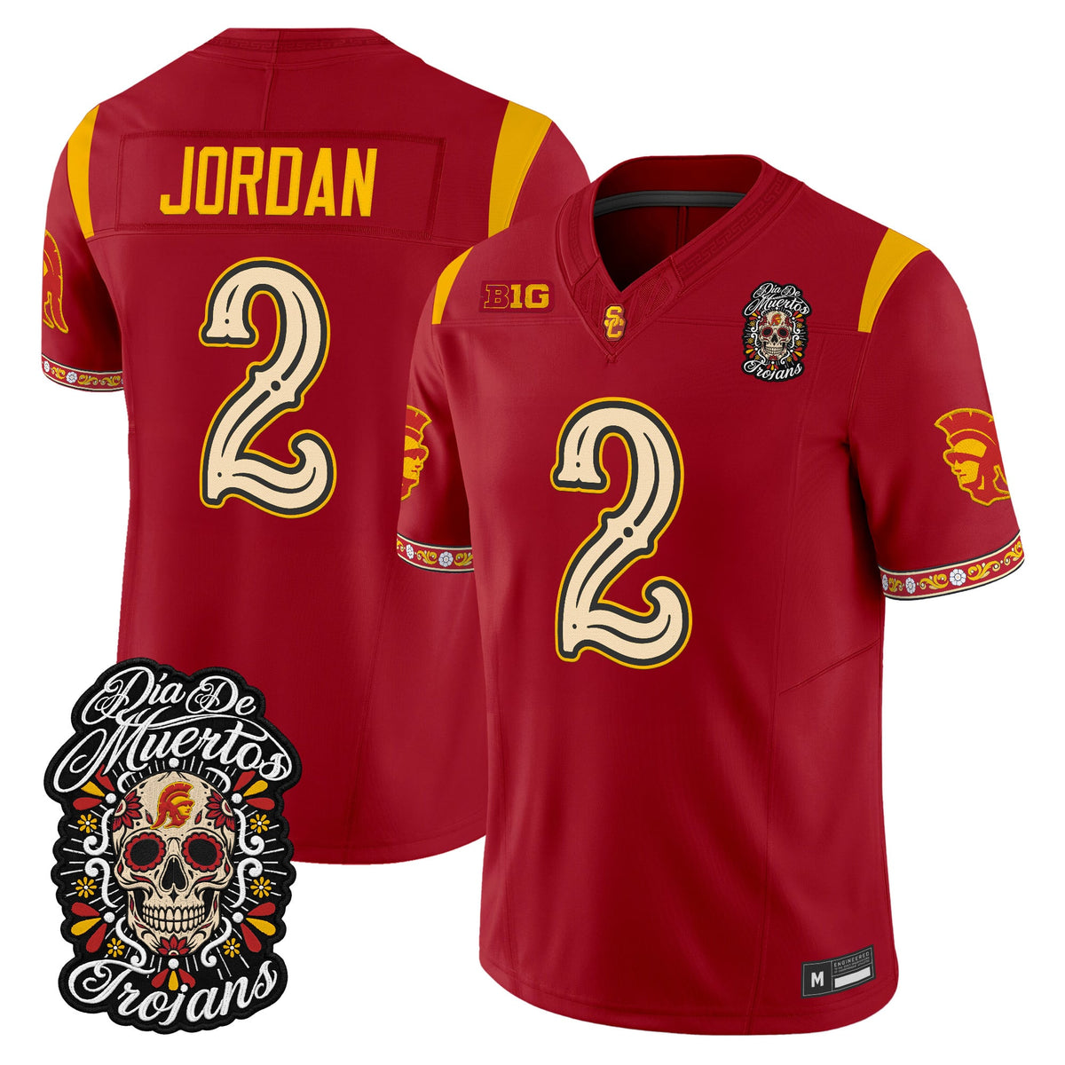  USC Trojans Día de los Muertos Vapor Limited Jersey - Stitched