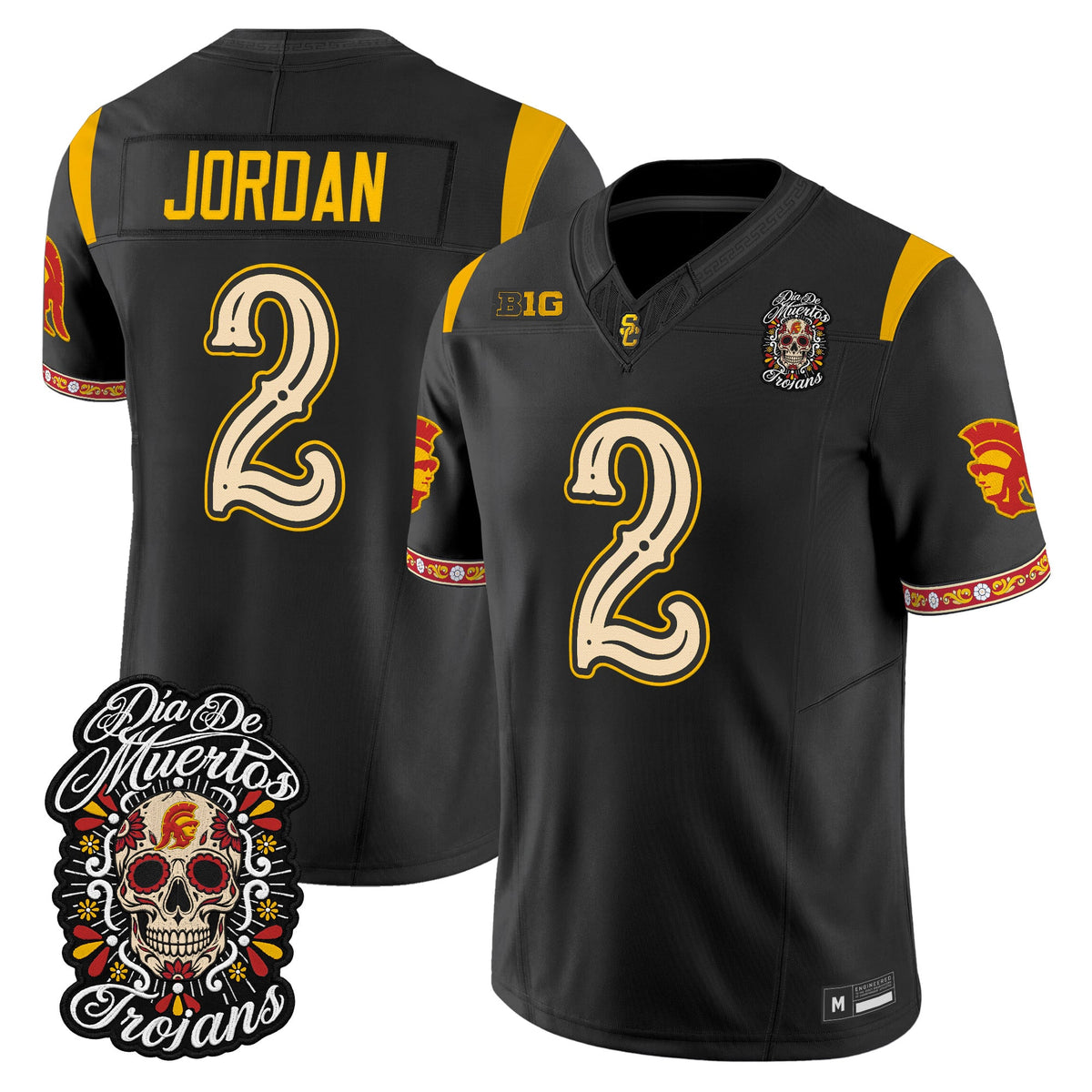  USC Trojans Día de los Muertos Vapor Limited Jersey - Stitched