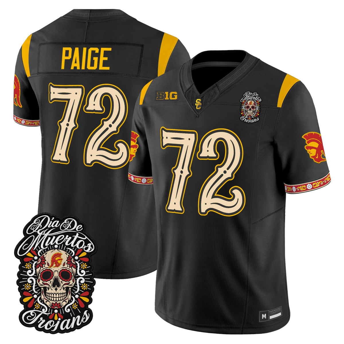  USC Trojans Día de los Muertos Vapor Limited Jersey - Stitched