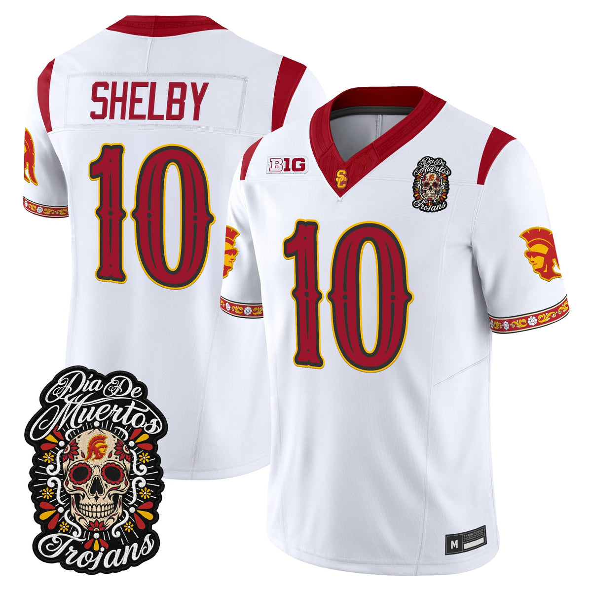  USC Trojans Día de los Muertos Vapor Limited Jersey - Stitched