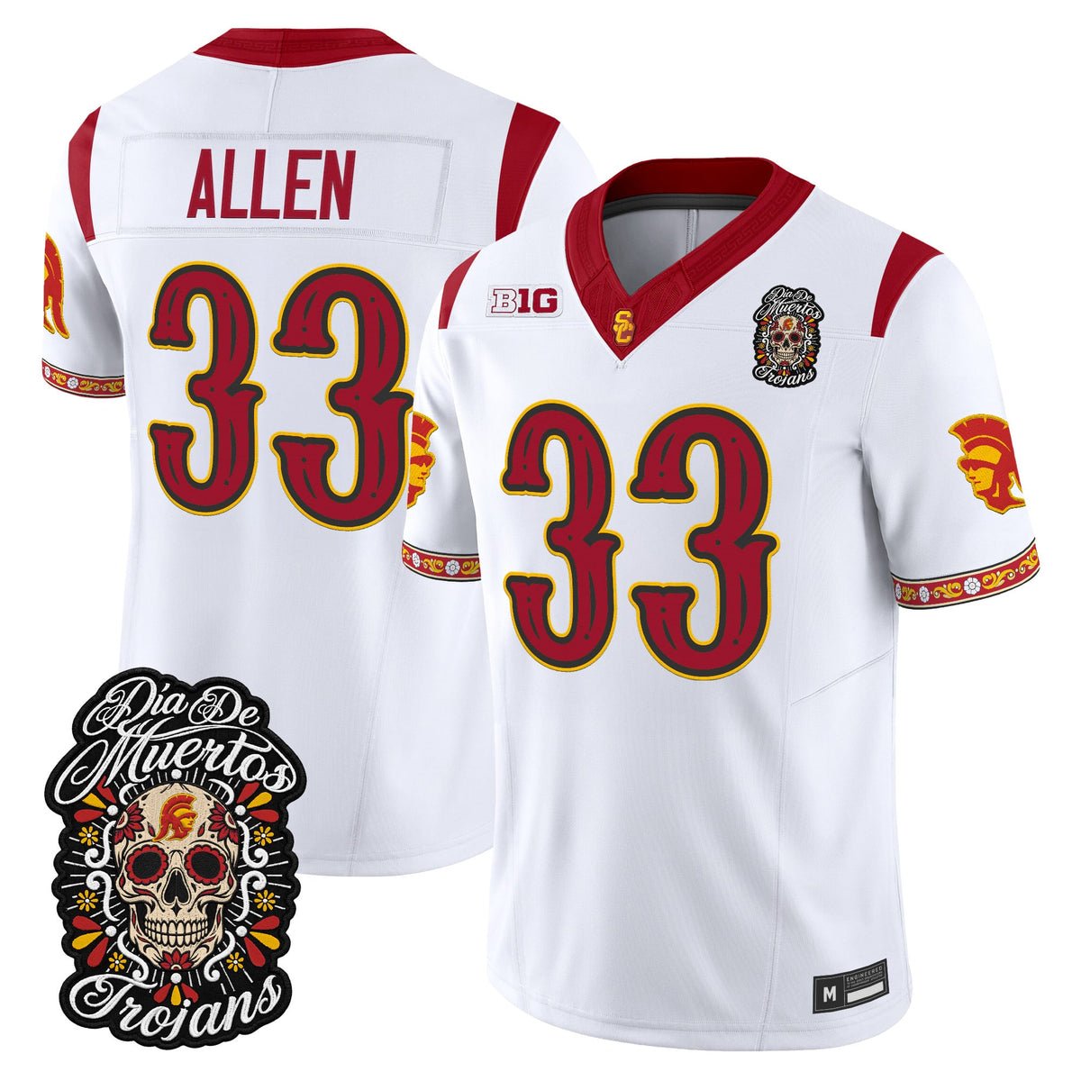  USC Trojans Día de los Muertos Vapor Limited Jersey - Stitched