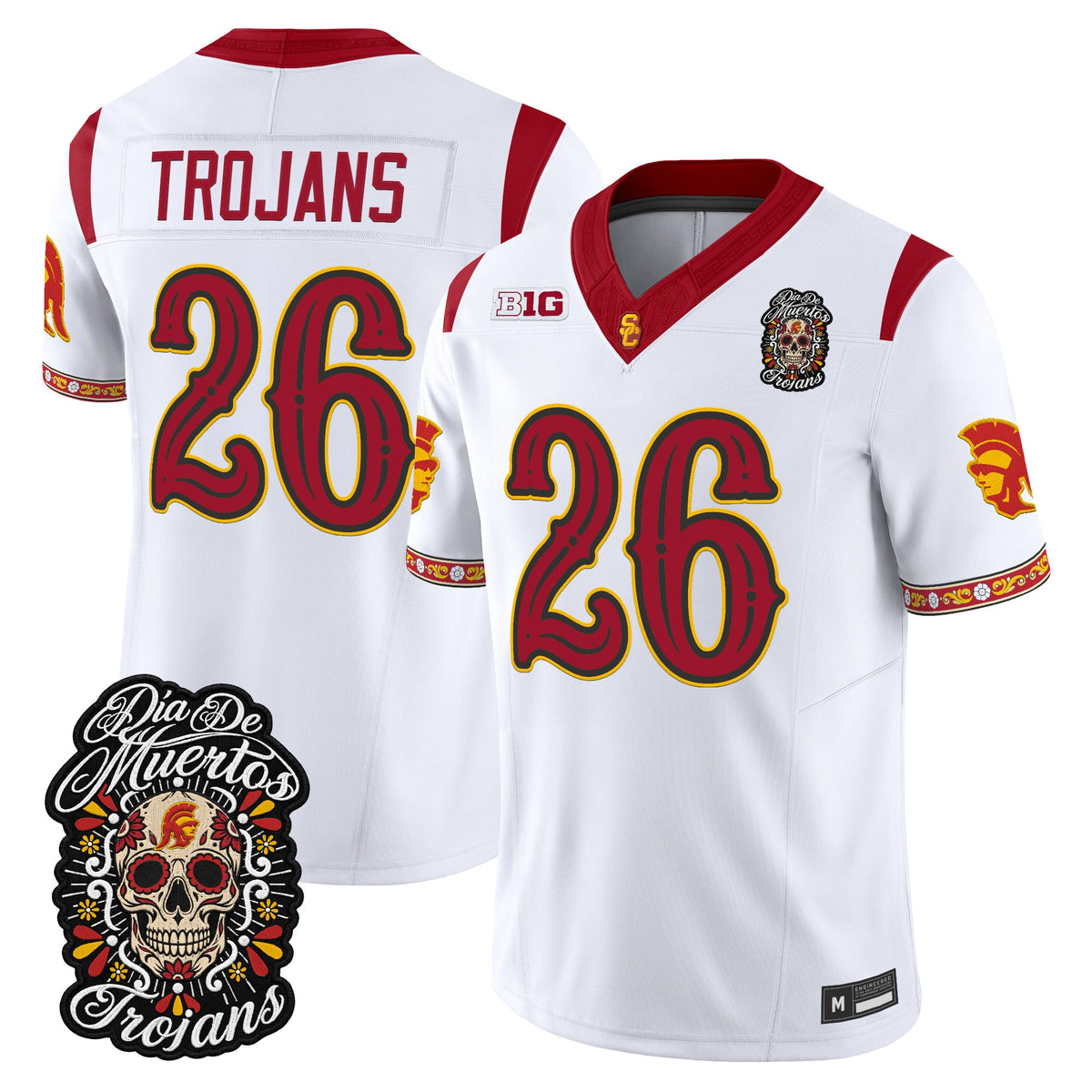  USC Trojans Día de los Muertos Vapor Limited Jersey - Stitched