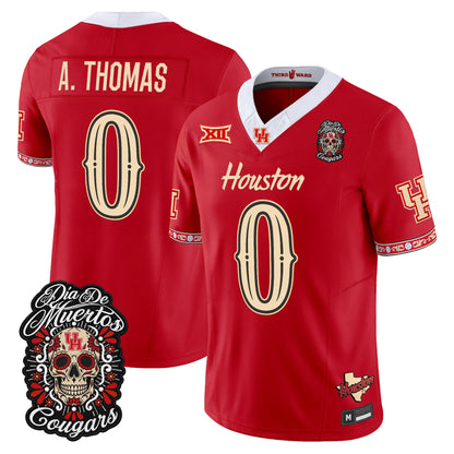  Houston Cougars Día de los Muertos Vapor Limited Jersey - Stitched