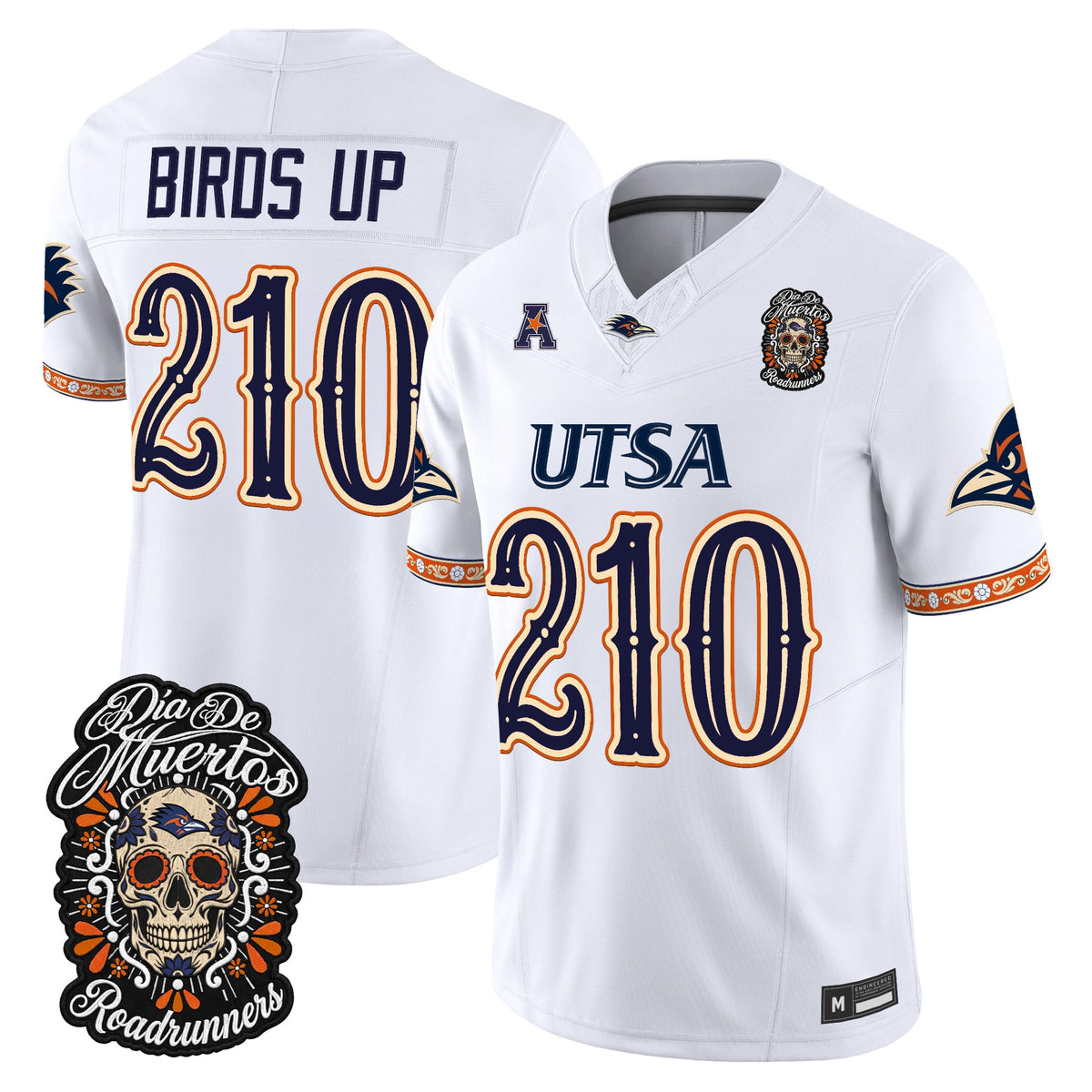  UTSA Roadrunners Día de los Muertos Vapor Limited Jersey - Stitched