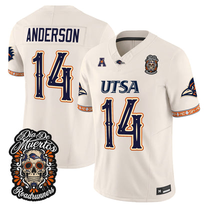  UTSA Roadrunners Día de los Muertos Vapor Limited Jersey - Stitched