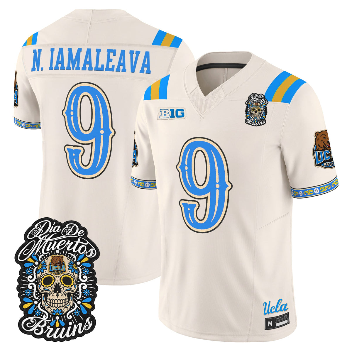 UCLA Bruins Día de los Muertos Vapor Limited Jersey - Stitched