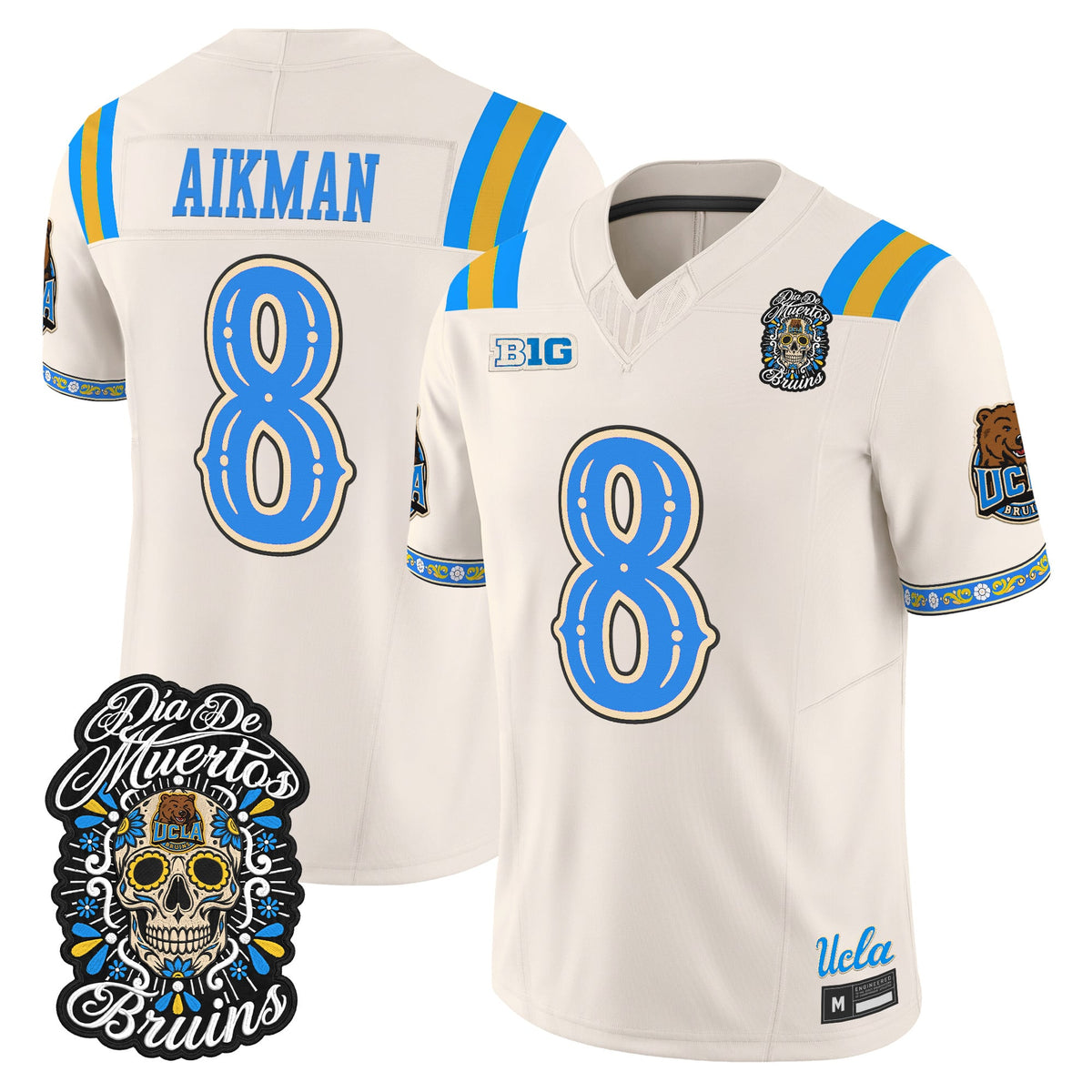  UCLA Bruins Día de los Muertos Vapor Limited Jersey - Stitched