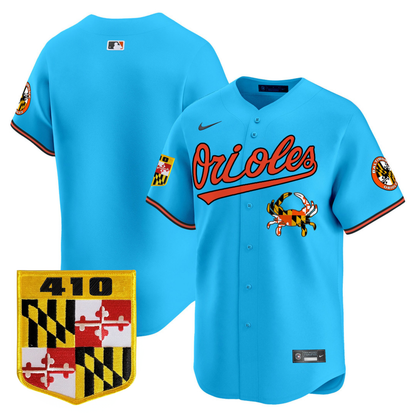 BAL 410 & Chesapeake Crab Patch Vapor Premier Limited Orange Jersey - Stitched