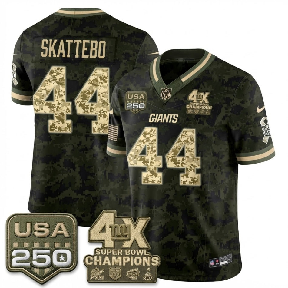 NYG 2026 Salute To Service Vapor Jersey - Stitched