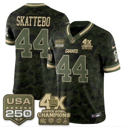 NYG 2026 Salute To Service Vapor Jersey - Stitched