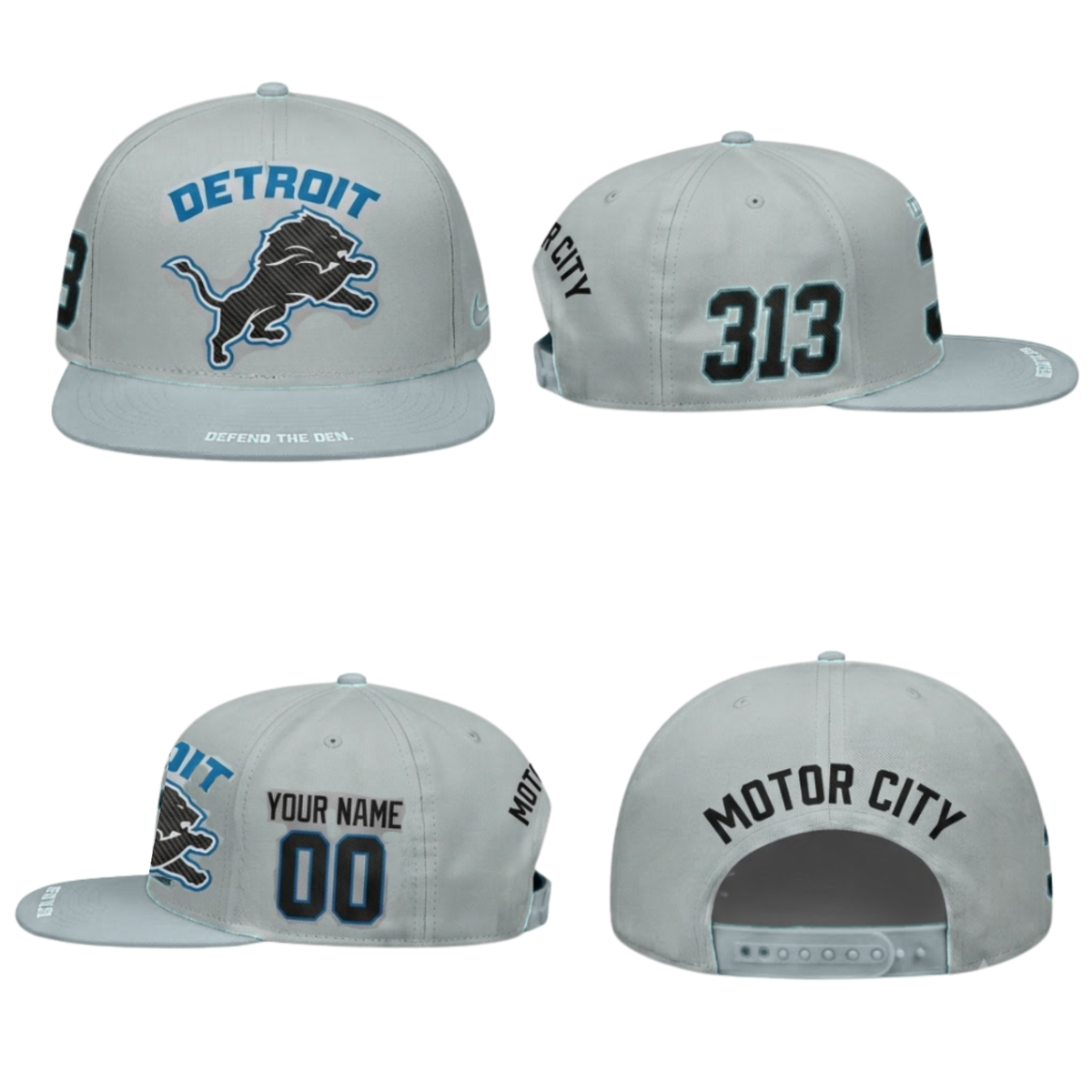 DET 2026 Rivalries Edition Personalized Snapback Cap - Printed
