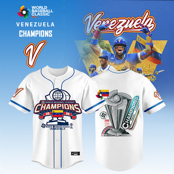 World Baseball Classic x Venezuela Champions Limited Edition 2026 Jersey White