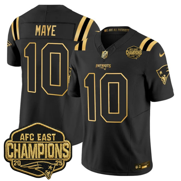 NE AFC East Champions Patch Vapor Limited Jersey - Stitched n3