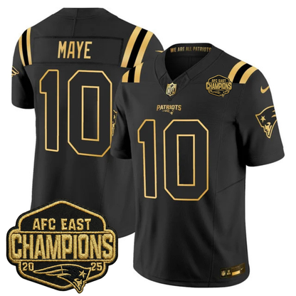 NE AFC East Champions Patch Vapor Limited Jersey - Stitched n3