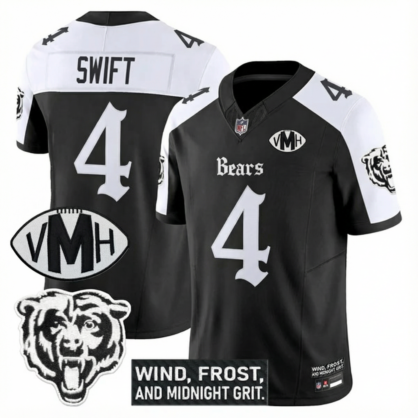 CHI 'Gothic Midway Legacy' VMH Tribute Patch Vapor Limited Jersey - All Stitched