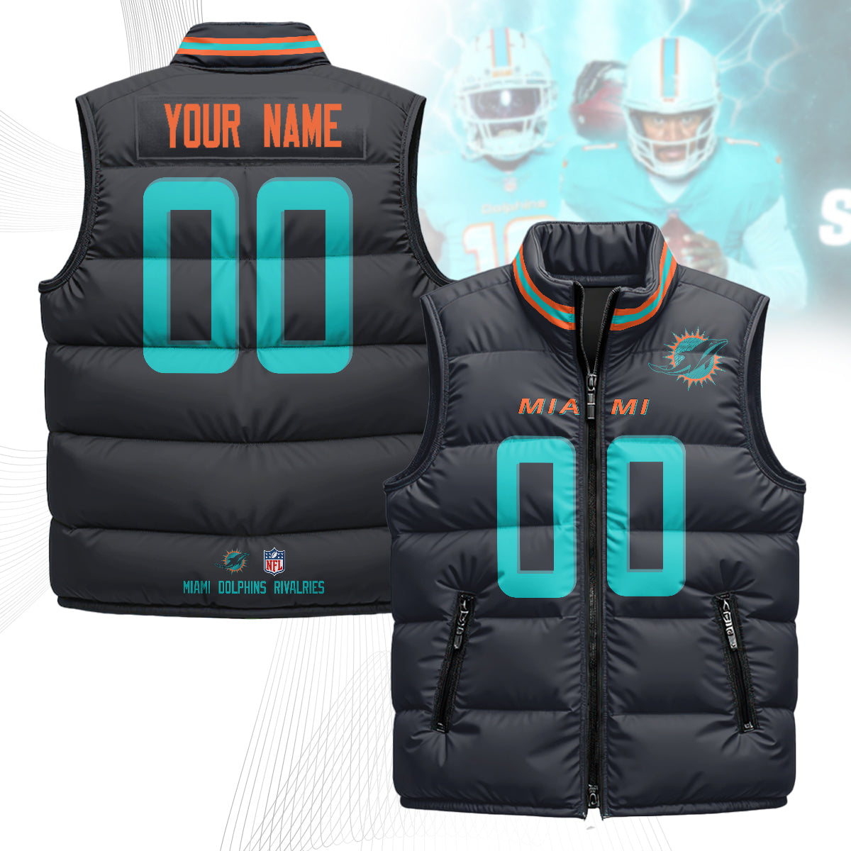 Custom MIA Rivalry Series Puffer Vest