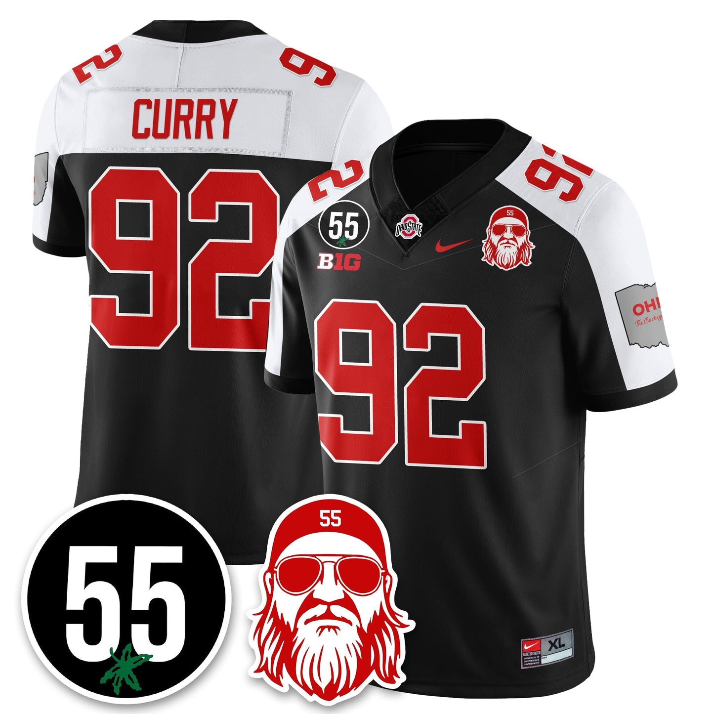 OSU Vapor Limited Jersey - Nick Mangold Patch - All Stitched