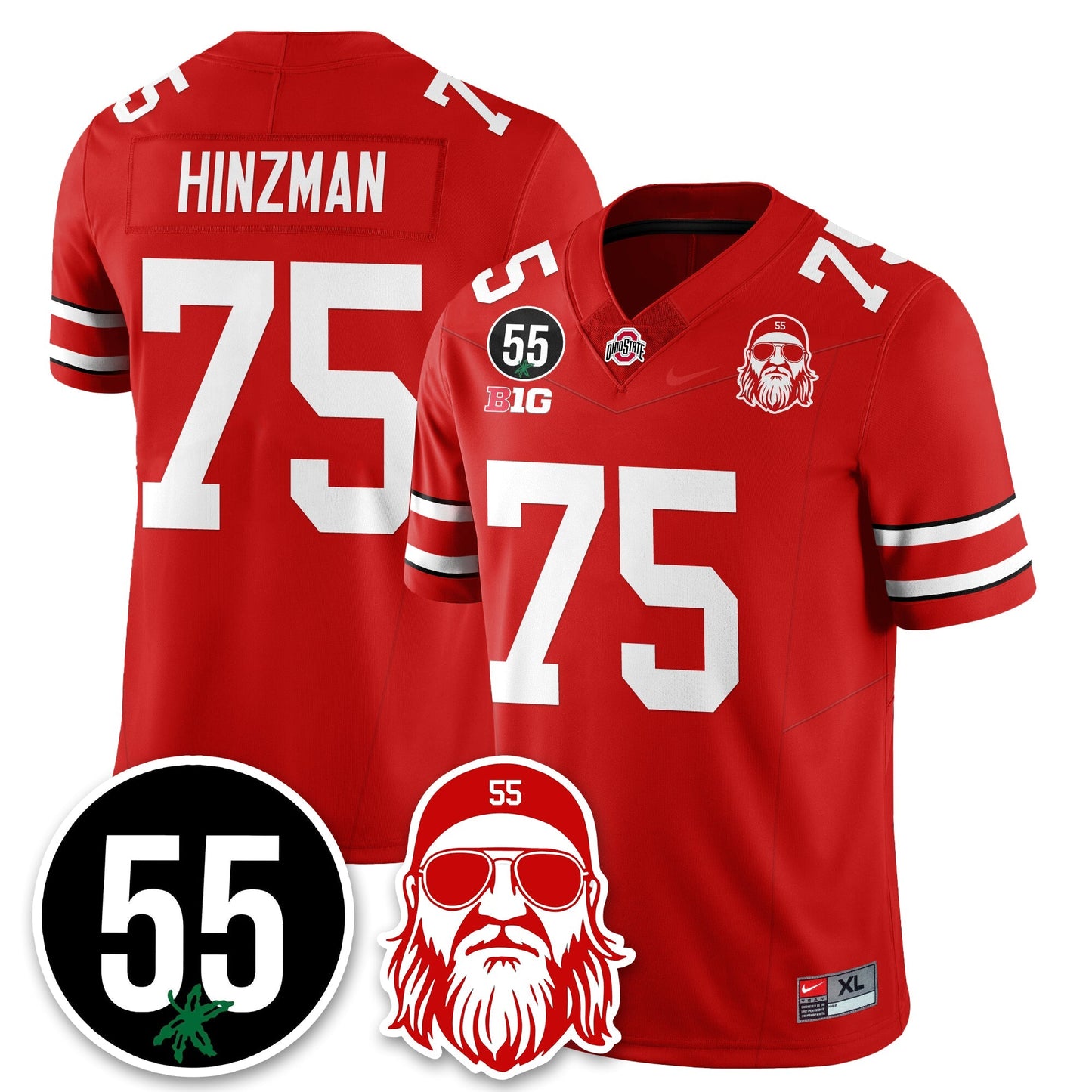 OSU Vapor Limited Jersey - Nick Mangold Patch - All Stitched