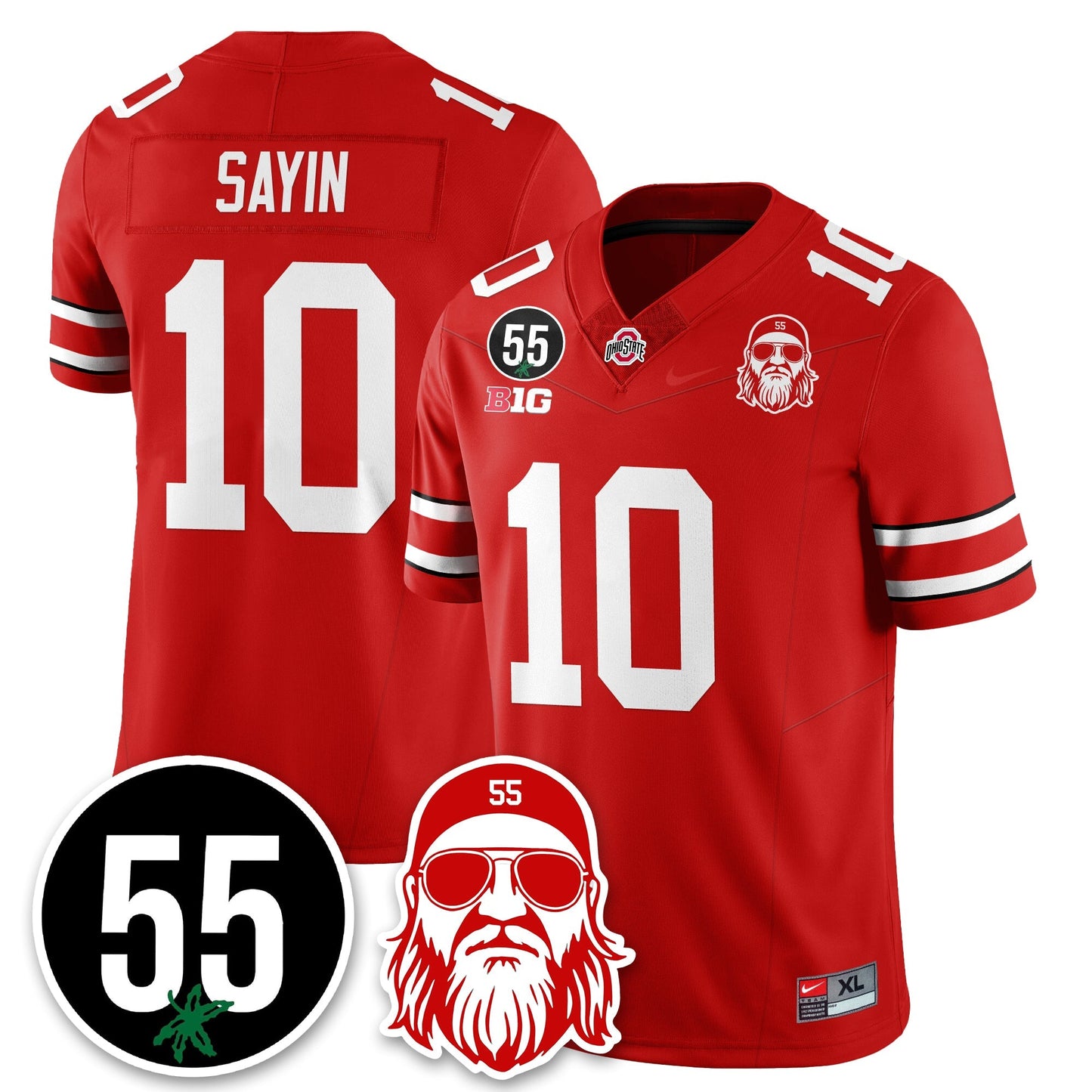 OSU Vapor Limited Jersey - Nick Mangold Patch - All Stitched