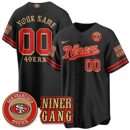 SF Born x Raised Baseball Custom Jersey - Stitched