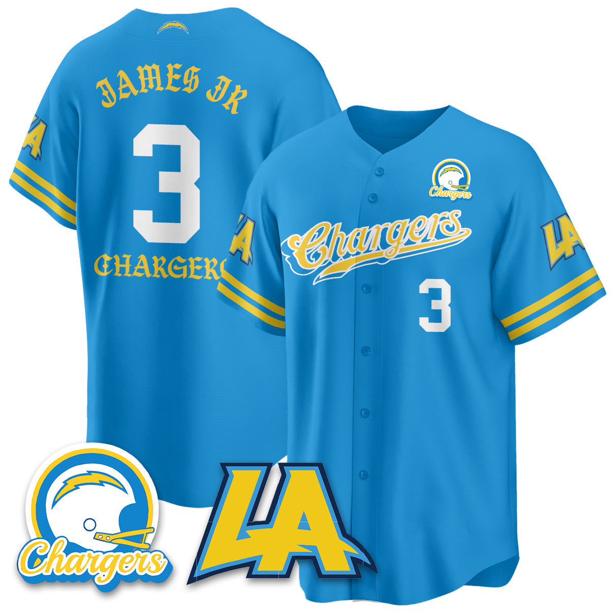 LVG Born x Raised Baseball Jersey - Stitched