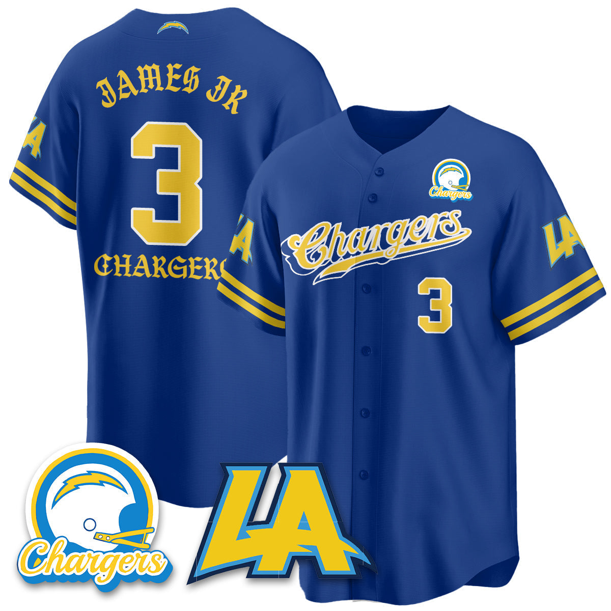 LVG Born x Raised Baseball Jersey - Stitched