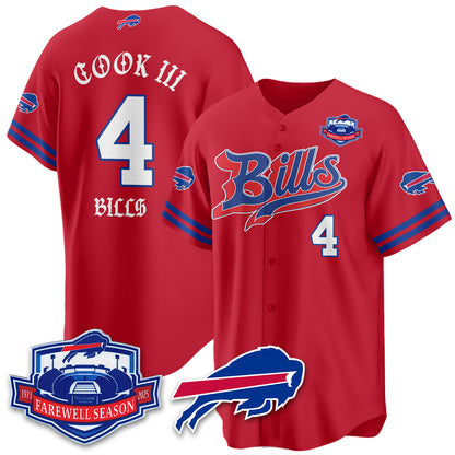 BUF Born x Raised Baseball Jersey - Stitched