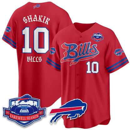 BUF Born x Raised Baseball Jersey - Stitched