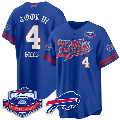 BUF Born x Raised Baseball Jersey - Stitched