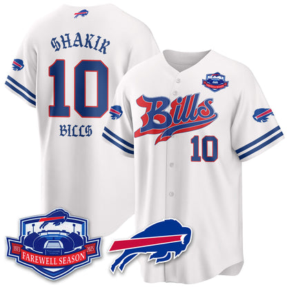 BUF Born x Raised Baseball Jersey - Stitched