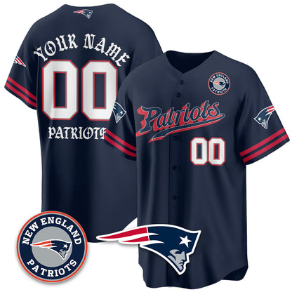 Custom NE Born x Raised Baseball Jersey - Stitched