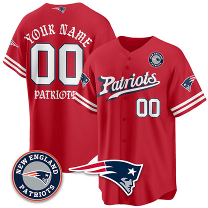 Custom NE Born x Raised Baseball Jersey - Stitched