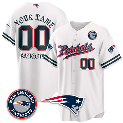 Custom NE Born x Raised Baseball Jersey - Stitched