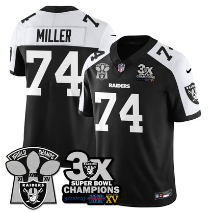 LVR 3-Time Champions Patch Vapor Limited Jersey - Stitched