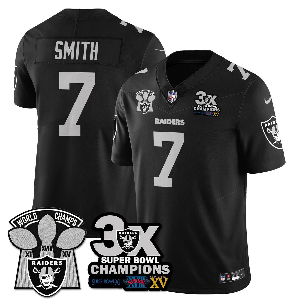 LVR 3-Time Champions Patch Vapor Limited Jersey - Stitched