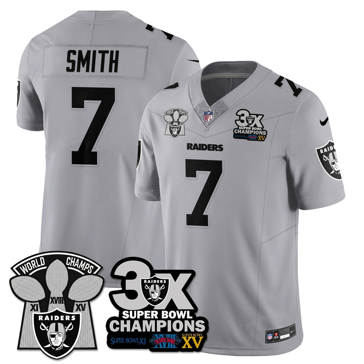 LVR 3-Time Champions Patch Vapor Limited Jersey - Stitched