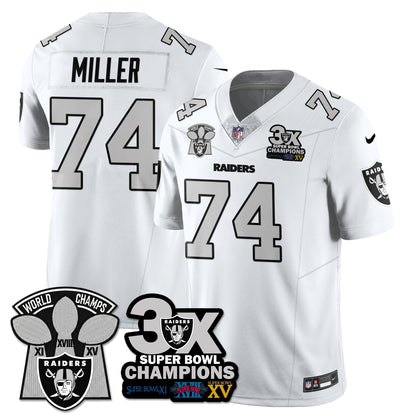LVR 3-Time Champions Patch Vapor Limited Jersey - Stitched