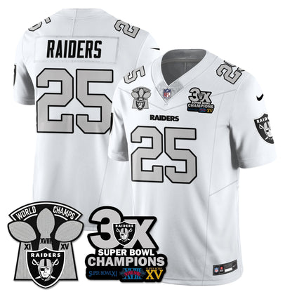 LVR 3-Time Champions Patch Vapor Limited Jersey - Stitched