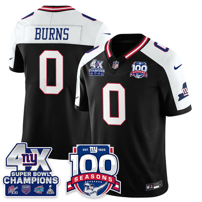 NYG 4-Time Champions Vapor Limited Jersey- 100th Season - All Stitched N1