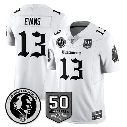 TB Gothic Vapor Limited Jersey - John Madden Patch - Stitched