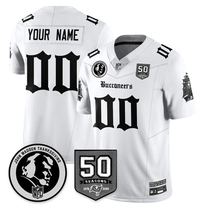 TB Gothic Vapor Limited Jersey - John Madden Patch - Stitched