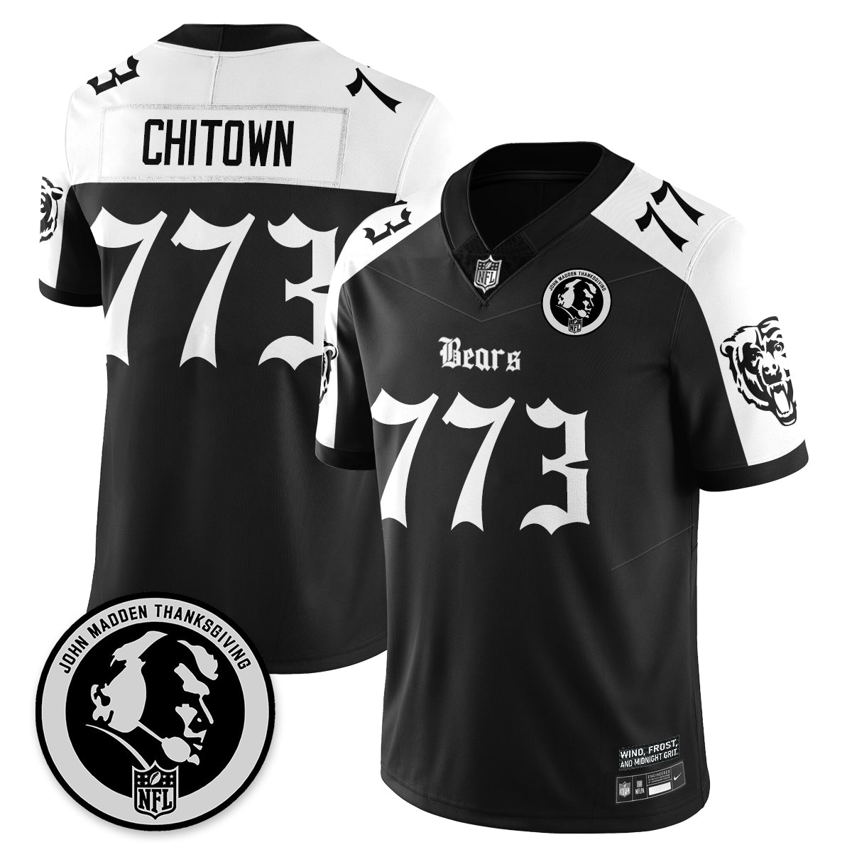 CHI Gothic Vapor Limited Jersey - John Madden Patch - Stitched